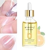 Nail Cuticle Oil, Nagelpflegeöl Nagelöl Pflege für Nägel & Nagelhaut, SPA Naturkosmetik Maniküre Naildesign Hände, Nagelhautöl Nagelstärkungsöl mit Bio-Ölen & Vitamin E, Vegan 15ml (Orange)