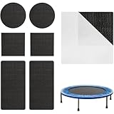 Ziennhu Trampolin Patch Reparatur-Set – Trampolin Reparatur – Trampolin Patch Kit – 3 Styles Patches Zubehör für Trampolin, selbstklebendes Patch für die Reparatur von Trampolin, Matte oder Loch in