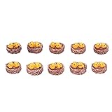 Vogelnest-Ornament, DIY-Originalität, Dekoration, Sukkulenten-Landschaftsbau-, 10 Stück für Mikro-Landschaftsornamente