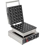 Mini Dutch Pancake Maker, 1750 W Kommerzieller Dutch Pancake Maker, Kommerzielle Elektrische Antihaft-Pfannkuchenmaschine, 25 Runde Pfannkuchen, 50–300 ℃ Muffin-Waffeleisen Zum Backen Von Crepes