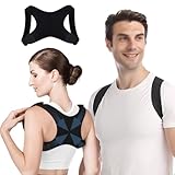 DAKLOP rücken geradehalter, bodyguard, Back Bodyguard Haltungskorrektur, Innovativer Rücken Geradehalter für eine aufrechte Körperhaltung, Rückenstütze, Rückenstabilisator, Schwarz