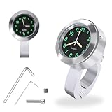 Dadazhenxuan Motorraduhren,Fahrrad Uhr,Motorrad-Uhren,Lenkerhalterung Uhr,Motorrad Lenkeruhr,Motorraduhr für Lenker Wasserdicht,Motorrad Uhr Lenker,Lenkeruhr Motorrad