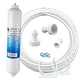 UN-1/AS5K. Wasserfilter Kühlschrankfilter für Samsung, Bosch, LG Side by Side. Externer Filter für Kühlschrank und Anschluss Set komplett