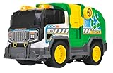 Dickie Toys - Recycle Truck (30 cm) - großes Müllauto ab 3 Jahre mit Funktionen & Zubehör, Spielzeug-Müllabfuhr für Kinder mit Licht & Sound, inkl. Batterien