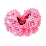 VICASKY Künstlicher Vollfarbige Blumenkugel Für Hochzeitsdekoration Simulierte Rosenkugel Für Party Hochzeit Und Besondere Anlässe