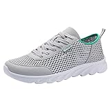 SRZYMJ Schuhe Herren Grey Damen Sneaker Bunt Arbeitsschuhe rutschfest Damen S1 Sicherheitsschuhe Herren Jogging Schuhe Mann Warme Gummistiefel Herren Hausschuhe 29 Overknees Stiefel Damen 45