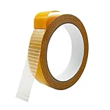 KAIHENG doppelseitiges Stoffband, 2,5 cm x 10 m, Saumband für Vorhänge, Stitch Witchery Saum Hosen Kleidung Kleider Stoff ohne Nähen Bügeln, Starkes Klebeband für Teppich, Teppichboden, Kunst