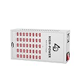 Tosuny 40 Port USB Ladegerät, 200 W Gesamtleistung Fast Lading für Mehrere Geräte, mit Smart Auto Detect Technology und Temperatur Control Lüfter, für Smartphones Tablets Laptops (EU-Stecker