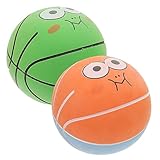 DRESSOOS 2St Mini-Basketballspielzeug flummies f�r hupfball für kinderspielzeuge Mini Hoop Basketball Toys pädagogische Hüpfbälle Spiel Gummibälle Gummibälle