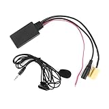 AUNMAS Audio-Adapter, ABS-Material, Kabelloses Mikrofon für Grande Punto und 159, 150 cm Kabel Zur Verbesserung des Auto-Audio-Erlebnisses