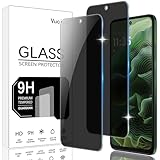 Vuciya Pack of 2 Privacy Full Sichtschutz for Motorola Moto G75/G15/G35 Screen Protector,Anti-Kratzen,Anti-Bläschen,9H Schutzfolie Panzer schutz,Anti-Spy Protection Tempered Glass for Moto G75