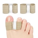 TISCH 2 Pcs Zehenspreizer toe Spacer Zehenspreizer Hallux Valgus Zehenspreizer Silikon Hallux Zehenspreizer Hallux Valgus Zehenspreizer toe Separator Geeignet für Hallux Valgus Korrektur