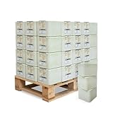 PALIGO Salzlecksteine Salzleckstein Leckstein Salzstein Mineralleckstein Viehsalz Salz Für Pferde Rinder Ziegen Schafe Wild Tiere Lisal M 10kg x 60 Steine 600kg / 1 Palette KSK