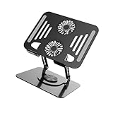 baojielai Robuster Aluminium-Laptop-Ständer mit 360-Grad-Drehung und ergonomischer Höhe für 43,8 cm (17,3 Zoll) Notebooks