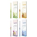 Mullein Kräuter Lungenreiniger, 15g Natürliche Guarana Energie Kräuter Diffusor Stifte, Herbals Diffuser Pen Guarana Energy Aromatherapy Inhaler, Königskerze Aromatherapie Lungenreinigung Inhalator