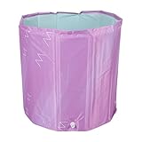 Faltbare Badewanne, Tragbare Badewanne mit 7 Isolierschichten, Freistehende, Nicht Aufblasbare Heiße Eisbadewanne, Tragbare Badewanne, PVC-SPA-Badewanne für Duschkabine (80cm)