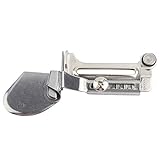 Flachnähmaschinenzubehör Overlock Bindemittel Hemmer Bindungsbefestigungsordner Edelstahl Langlebiger effizienter Kleidungsstück Saum Silber
