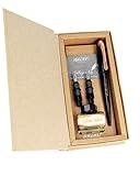 Online Kalligrafie Set Air Black Rose, Calligraphy-Füller mit Konverter, breite Kalligraphie-Federn in verschiedenen Strichstärken, Tintenglas Gold, Schönschreibfüller, Geschenkbox