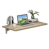 FHSLKXIM Klappbarer Wandtisch, Klappbarer Werktisch, Computertisch, Für Home-Office/Waschküche/Hausbar/Küche Und Esszimmer Für Zuhause Und Büro,90X50Cm/35.5X20In