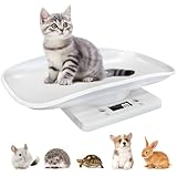 Digitale Haustierwaage, Mini Haustier Skala 15 Kg (±1 Gramm), Tierwaage Für Kleine, Mini Waage Mit LCD-Display, Babywaage Digital, Elektronische Küchenwaage, Für Kätzchen Welpen Hamster