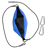 aqxreight Boxball Zum Aufhängen, Stanzen, Trainingsgeräte, Fitnessstudio, Übungstasche, Doppelend-Fitnesszubehör, Schwarz und Weiß, Langlebig, Flexibel und Verbessert die Ausdauer, Textilmaterial,