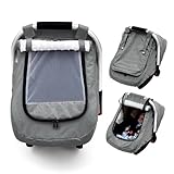 Autositzbezug für Babys, Grau