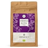 Bio Hibiskusblüten ganz | 500g | HOFKRAUT |fruchtig-säuerlicher Geschmack | hochwertige Bio-Qualität | aromatisch für Tee | ideal für Salate, Desserts, Kuchen & Joghurt