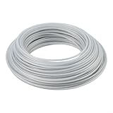 Trimmerfaden für Rasentrimmer und Rasentrimmer aus robustem Nylon und Stahlkern, 2,4 mm, 60 m oder 3,0 mm, 45 m, zum Schneiden von hartem Gras, Unkraut, Brennnesseln und Brambles, 2,4 mm x 60 m