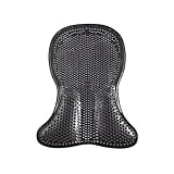 Merauno Full Active Soft Gel Pad Sattelunterlage Stoßdämpfende Anti-Rutsch-und Luft-Release atmungsaktiv an der Vorderseite erhöht (Schwarz)