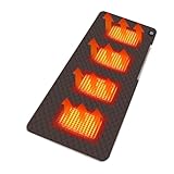 Yonuaret Beheizte Sitzauflage, Kabelloser Elektrischer Wärmer Mit 3 Stufen, Outdoor Sitzwärmer Tribünenheizung, für Mutter und Vater, Stadion, Sport, Camping, Büro, Jagd, Wandern, Hüften, Taille,