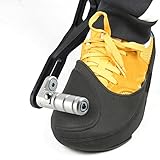 DASH Motorradschuhschutz - Schalthebelschutz für Motorräder - Neoprenschuhschutz - Schutz vor Flecken - Einheitsgröße einstellbar - Farbe: Schwarz
