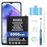 Elephantstory Akku für Samsung Galaxy A14 4G/ A14 5G/ A22 5G, 5000 mAh Batteriecode EB-BA146ABY Lithium-Polymer Ersatzakku mit Werkzeugset