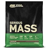 Optimum Nutrition Serious Mass Weight Gainer Pulver, Geschmack Schokolade, 5.45kg, 16 Portionen