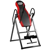 BODYCOACH Schwerkrafttrainer Inversionstisch | Verstellbare Rücken-Streckbank für Wirbelsäule & Bandscheiben | Stabil & komfortabel bis 130 kg | Höhenverstellbar