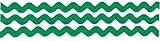 Großhandel für Schneiderbedarf 5 m Zackenlitze 8 mm Grün, 100% Polyester, Klassisch, Karneval, Grün, Einfarbig, 12 Gramm, 0,8 cm x 0,8 cm, 5 m
