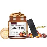 Bio Batana öL FüR Haarwachstum,Haarkur Trockene Haare,Haarkur Extrem GeschäDigtes Haar,Reines Bio-HaaröL Gegen Haarausfall,Spliss & FüR Mehr Glanz,NatüRliches HaarpflegeöL FüR MäNner & Frauen,120 Ml