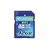 LinkMore SDHC Speicherkarte 32GB – UHS-I – V10, U1 – 96/25 MB/s – Für Full-HD & Kamera
