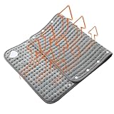 Elektrische Wärmflasche, 61x30 cm Wärmeanzeige, Weiches Waschbares Wärmekissen Für Schulter Nacken Knie Taille Fuß Menstruation Frauen Männer Eltern Senioren