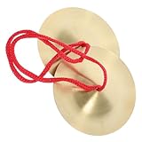 WHAMVOX Fingerzimbeln aus Hochwertiger Legierung Robustes Percussion Instrument für Eltern Junge Mädchen Musikspiel Klare Klangqualität Geeignet für Bauchtanz und Tanzpartys Kreatives