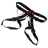 Klettern Sicherheitsgurt - Körpersicherheitsgurt | Klettergurt Von Felsen Zu Halber Gürtel, Spreizgurt Aus Polyester Herren Damen Bequemer Gang Für Und