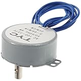 DOITOOL Synchronmotor für Plattenspieler Motor mit variabler Drehzahl Elektromotor heizlufter heizkorper Geschwindigkeitsreduktion Synchronmotor Motor für Elektrolüfter Magnet