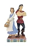 Enesco Disney Traditions Collection von Jim Shore Die Schöne und das Biest Belle und Gaston Figur Good vs. Evil - Kunstharz, handbemalt, Sammlerstück, Disney-Bösewicht-Figuren, Heimdekoration, 21,6 cm