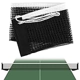 Tischtennisnetz Polyester, Tischtennis Netz Ersatznetz 180 * 14 cm, Tragbares Tischtennisnetz für Jeden Tisch, Ping Pong Netz für Innen- und Außenbereich