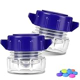 Fefod Tablettenmörser (x2 Stück), Pillenmörser Klein, Tablettenmühle, Tablettencrusher zum Zerkleinern, Mörser für Medikamente, Tablettenzerkleinerer Pulver,Pillenmühle, Tabletten Zerkleinern