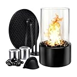 Mini Kamin,Schreibtisch Alkohol Kamin Heimdekoration - Wärmer Für Tisch Und Raum - für Innenbereich, Schreibtisch, Wohnzimmer, Home Office, Ecke, Terrasse, Balkon und Außenbereich