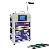UrCreat 500w 220v kurbel Generator, Camping handkurbel Generator für Handy, kurbelgeneratoren für Zuhause, kurbel stromerzeuger, stromerzeuger kurbel mit Usb/Ac220v/ 12v Buchse