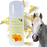 Umbrella Equilibrium - 2-in-1 - Pferde Sonnencreme : UV-Sonnenschutz und After-Sun-Schutz - Mit Calendula, Karotte, Weizenkeimen, Lavendel und mineralischen UV-Filtern