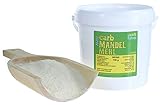 -Carb Mehl aus blanchierten Mandeln für die Low-Carb-Küche: weißes Mandelmehl entölt (750 g)