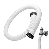 Qurygin Pool-Ersatzschlauch, 150 cm, Salzwassersystem, Pool-Anschluss-Schläuche, flexible Anschlussteile für Wasserzirkulation im Freien, Landschaftsgärtner, Gärten,