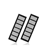 Lüftungsgitter Aluminium Stegblech,Ventilation Gitter Aluminium Lüftungsgitter,Lüftungsgitter,Lüftungsgitter Rechteckig Abluftgitter Korrosionsschutz,Schränken und Schlafzimmern Schwarz 30 x 8 cm